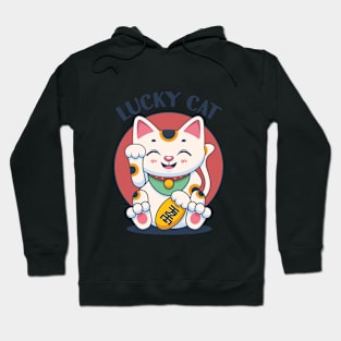 Lucky Cat design Hoodie